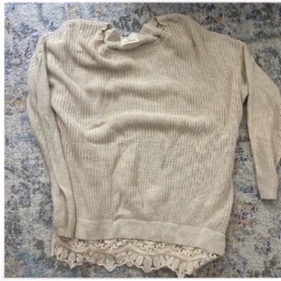 Urban outfitters pins and needles lace sweater - Picture 4 of 5